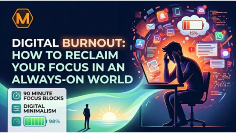 Digital Burnout: How to Reclaim Your Focus in an Always-On World